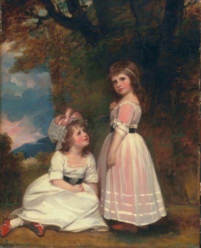 Margaret Beckford, later Margaret Orde, and Susan Euphemia Beckford, later Duchess of Hamilton: The Beckford Children by George Romney